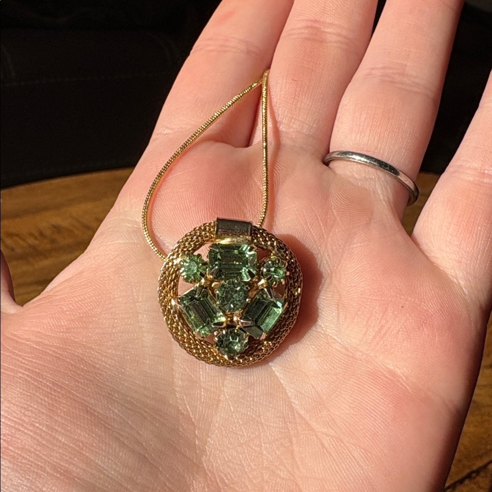 Vintage Weiss Peridot Necklace
